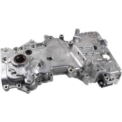 Solidspare Silver Engine Oil Pump Timing Chain Cover for 2017-2020 Hyundai Elantra 2.0L