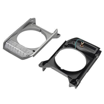 Solid Spare Gray Headlight Bezel Headlight Door Set For Toyota Pickup RWD 79-81 # 8161089105