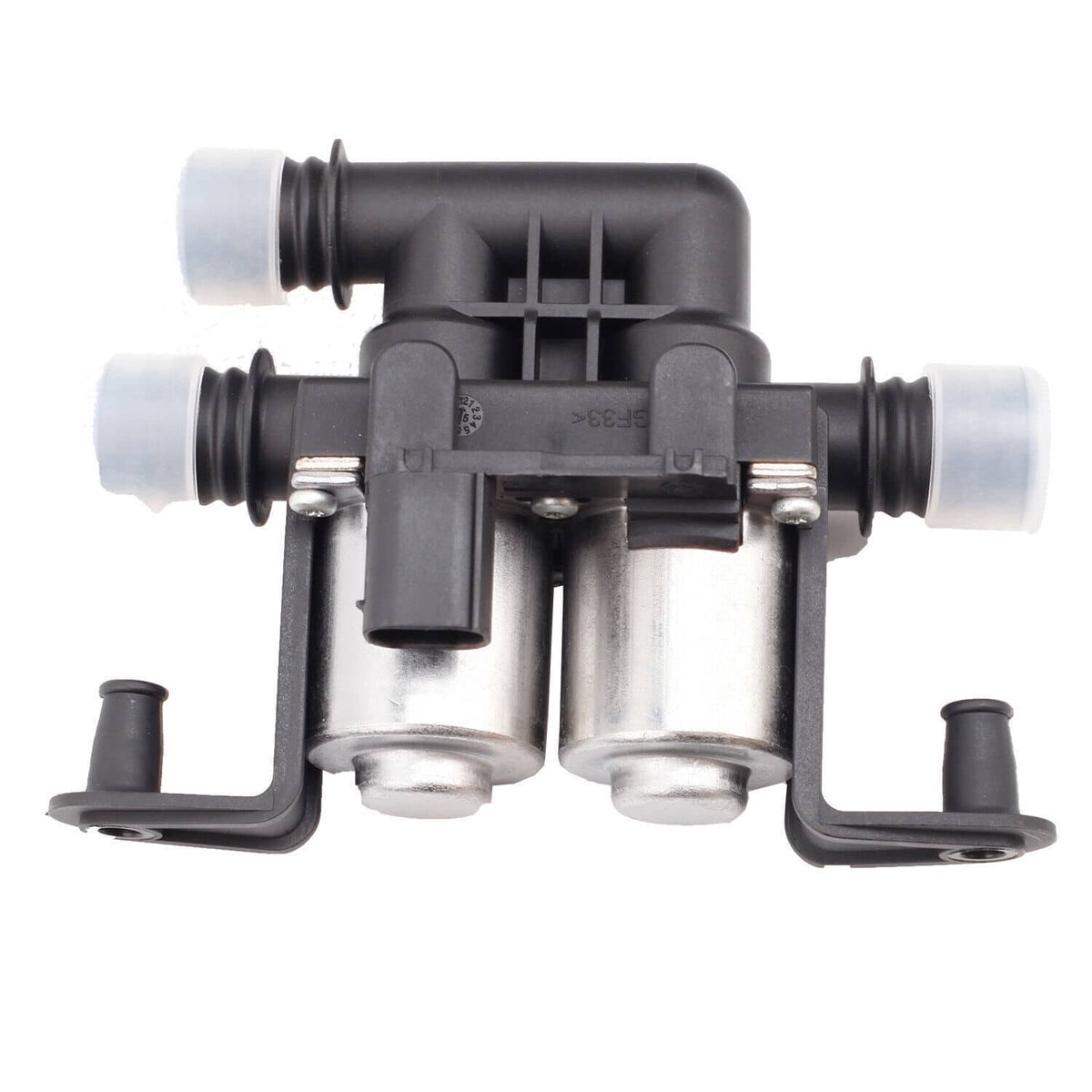 Solidspare Black Heater Control Water Valve 64116910544 For 2003-2017 BMW E53 E70 E71 X5 X6
