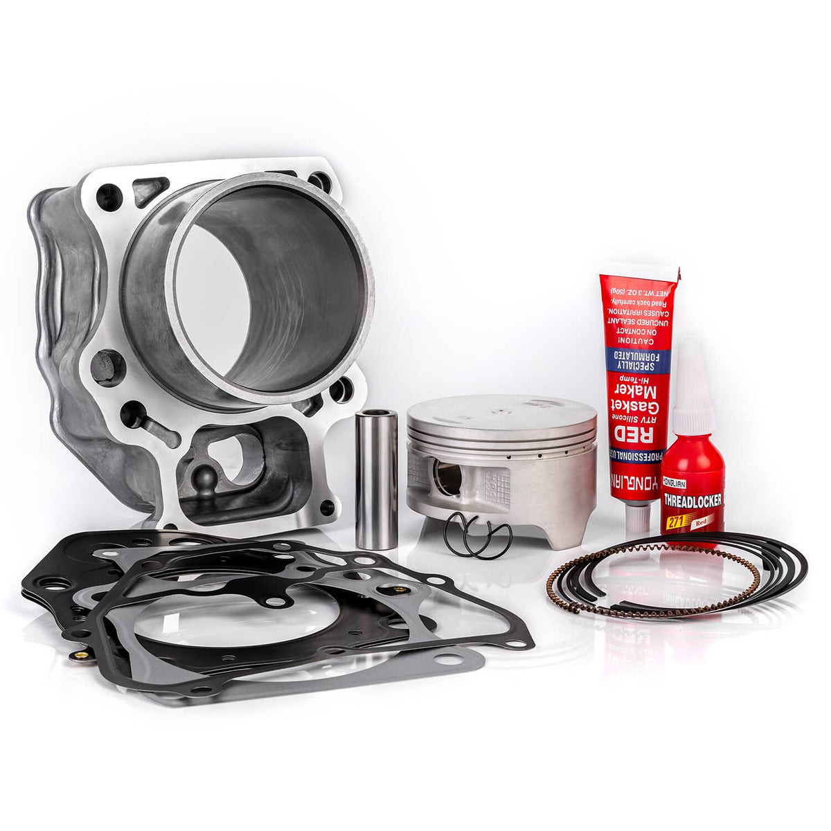 Solidspare 86.5mm Cylinder Piston Gasket Rings Top End Kit for Honda Rancher 420 TRX420