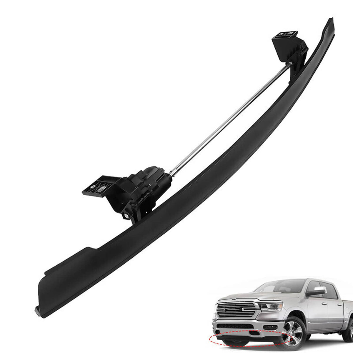 Solidspare Front Active Air Dam For 2019 2020 2021-2023 Ram 1500 Dt 68274406AH 68274406AG