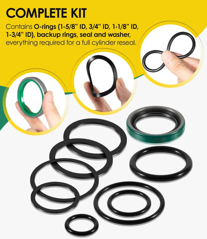 Solid Spare AM36221 Stabilizer Cylinder Seal Kit For John Deere Utility Blade Lift 365 375