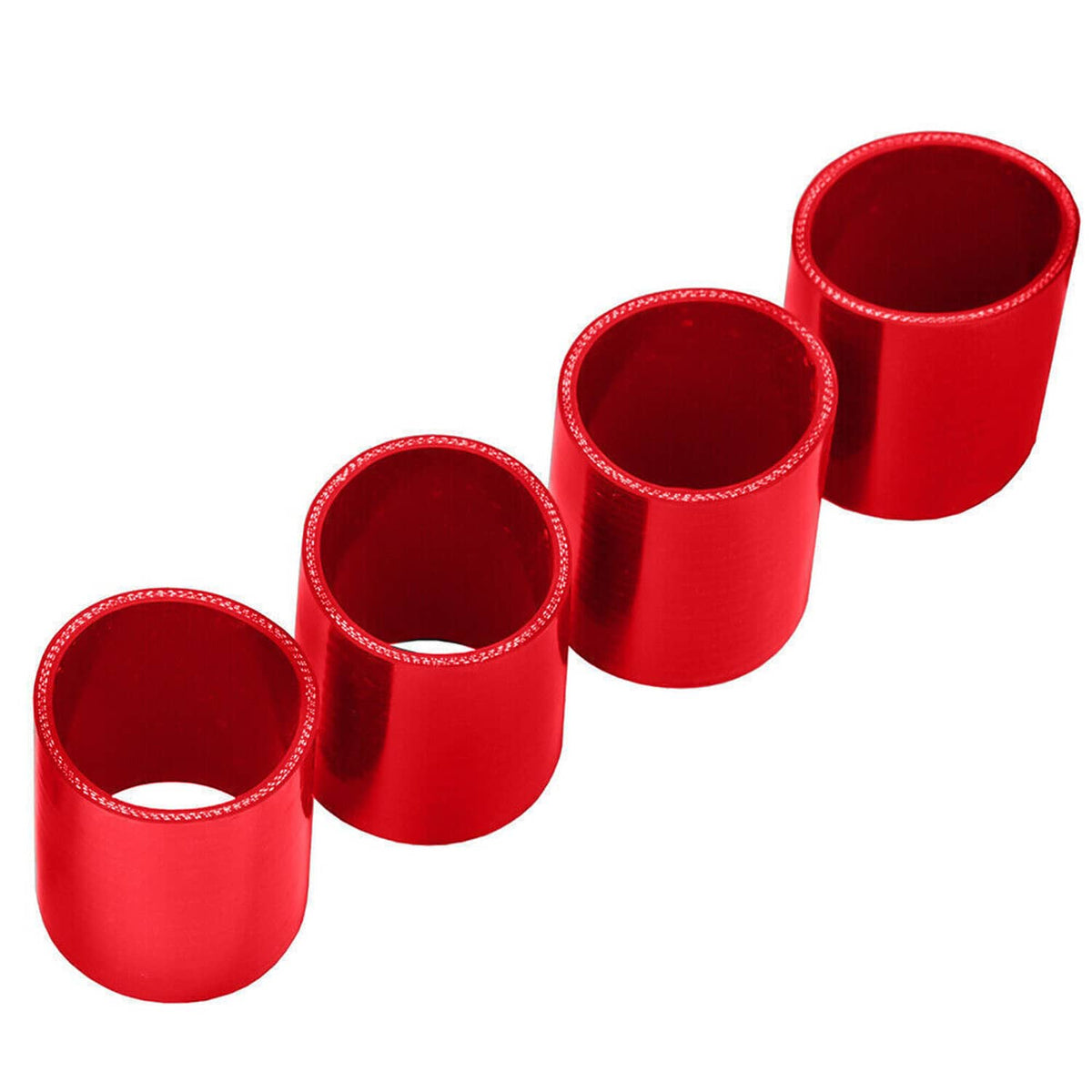 Solidspare Universal  3" inch Aluminum Intercooler Turbo Piping Kit Hose + Silicone + Clamp