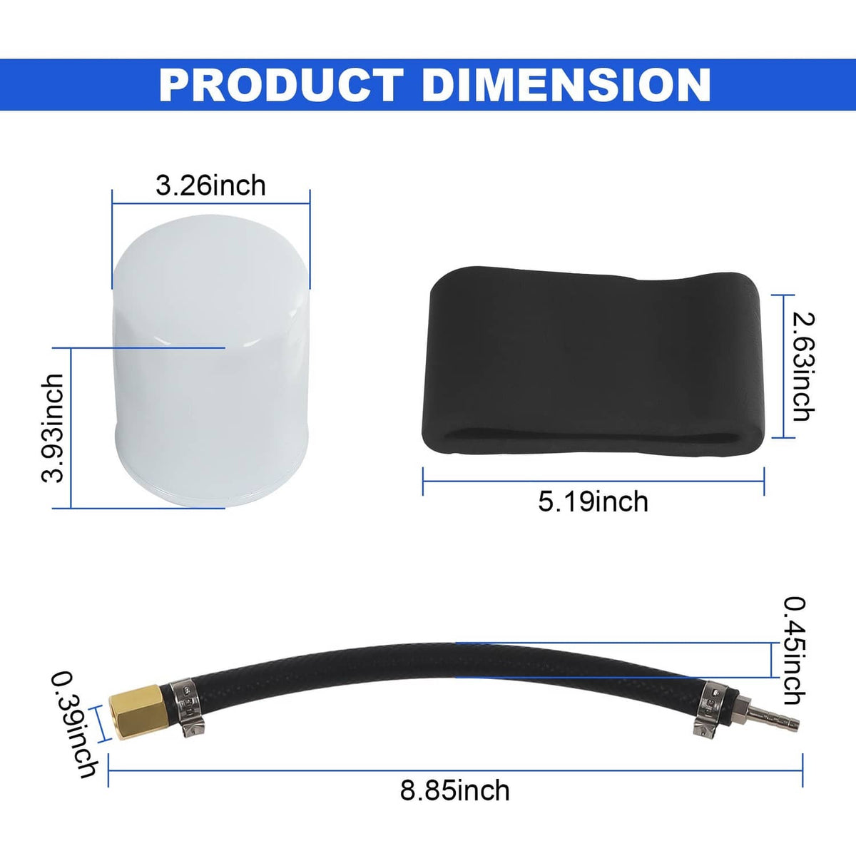 Solidspare Upper Fuel Filter Conversion Kit 121003 For Ford 6.7L Powerstroke 2011-2025