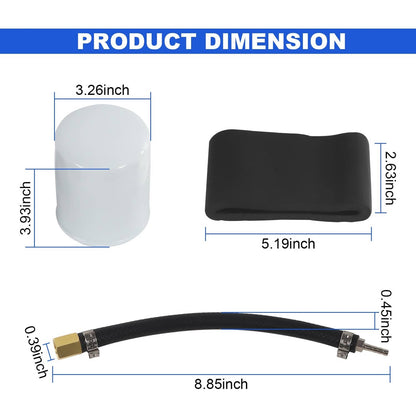 Solidspare Upper Fuel Filter Conversion Kit 121003 For Ford 6.7L Powerstroke 2011-2025