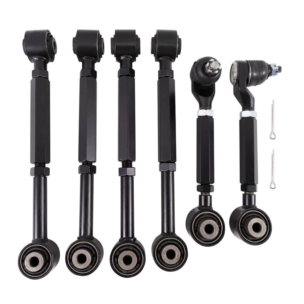 Solidspare 6pcs Rear Upper + Lower Control Toe Camber Arms for 2003-2007 Honda Accord