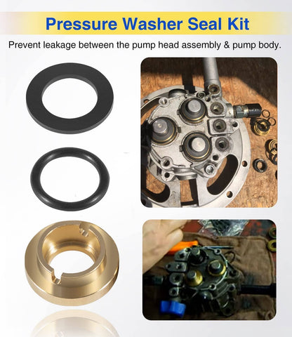 Solid Spare Pressure Washer Seal Kit Set Replace For Briggs & Stratton 190595GS 190711GS