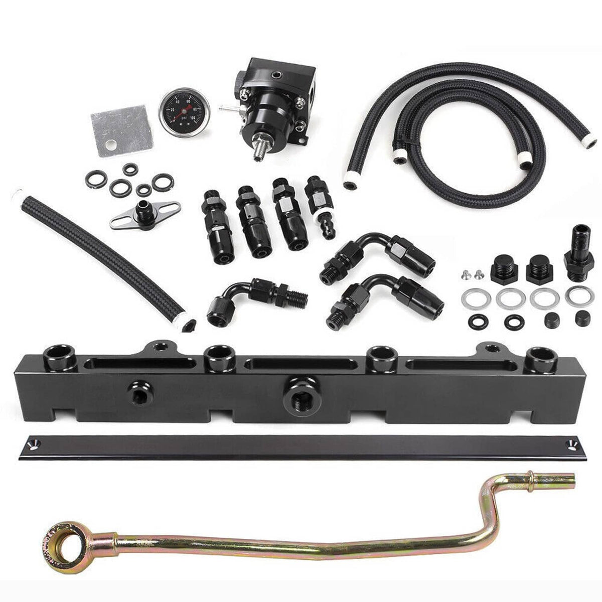 Solidspare K Series Tucked K Swap Fuel Line System Kit K20 K24 DC2 EG EK for Integra New