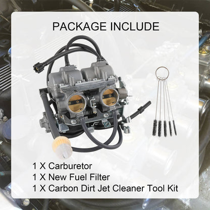 Solidspare Carburetor Carb For Kawasaki Ninja 250R 250 EX250 ZZR 250 GPX 250 GPX 400