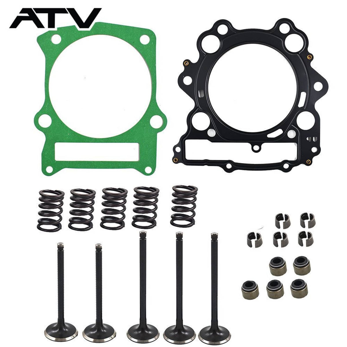 Solidspare CYLINDER INTAKE EXHAUST VALVES Fits for YAMAHA RAPTOR 660R YFM660R 4X4 2001-2005