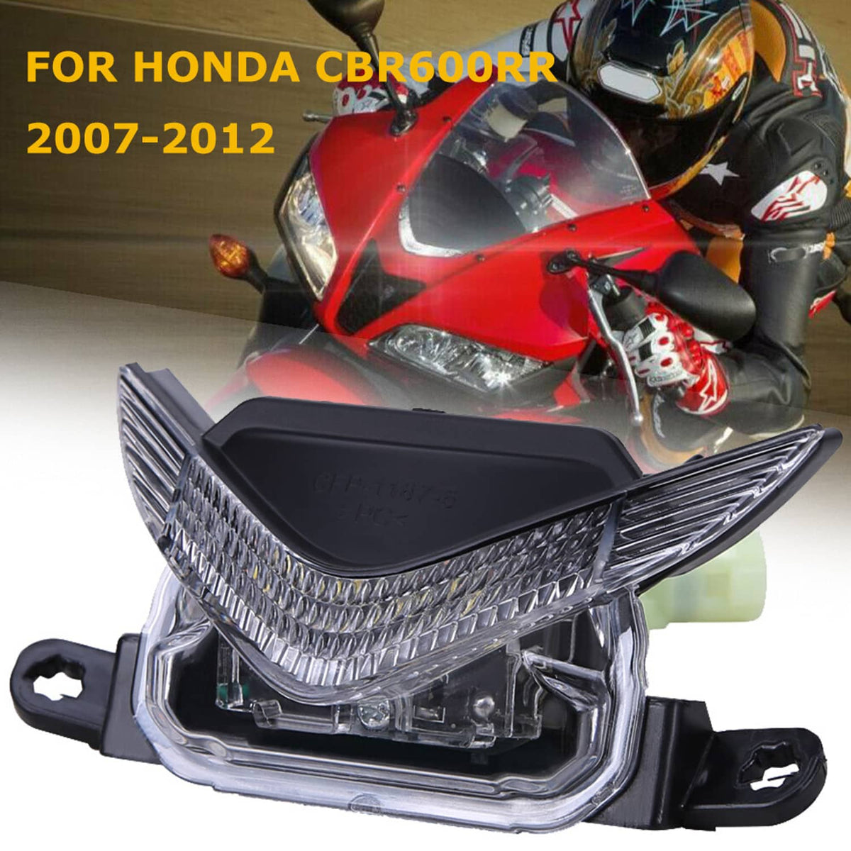 Solidspare Front Upper Headlight LED fits for Honda CBR600RR 2007-2012 2008 2009 2010 2011