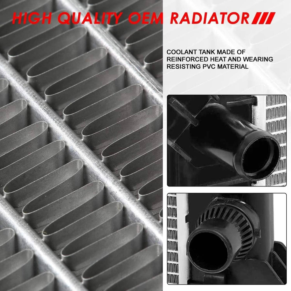 Solidspare Radiator for Chevy Silverado 2500 HD Silverado 3500 HD GMC Sierra 2500 HD 6.0L