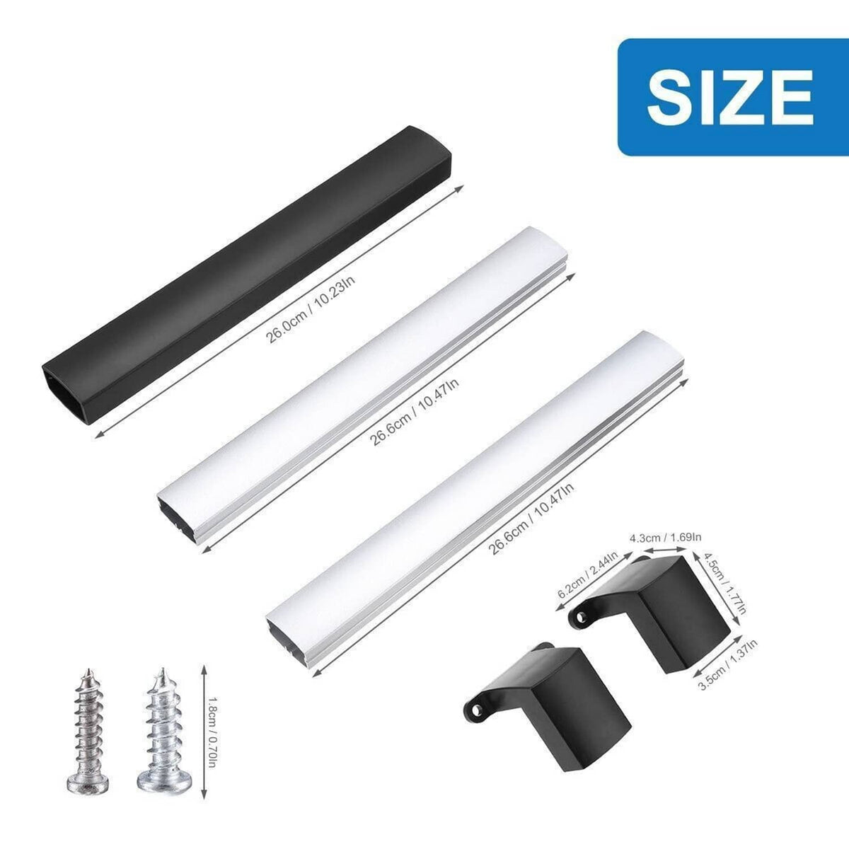 Solidspare Universal RV Screen Door Cross Bar Handle Adjustable Widths For Camper Trailer