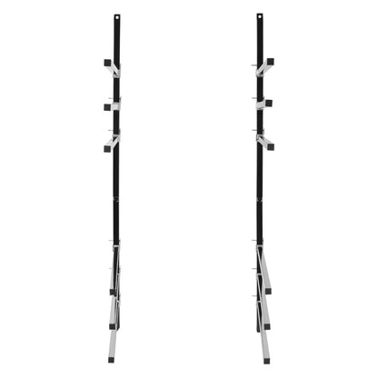 Solid Spare Wall Mounting Bumper Stand - Auto Body Paint Stand Rack w/ 6 Removable Arms