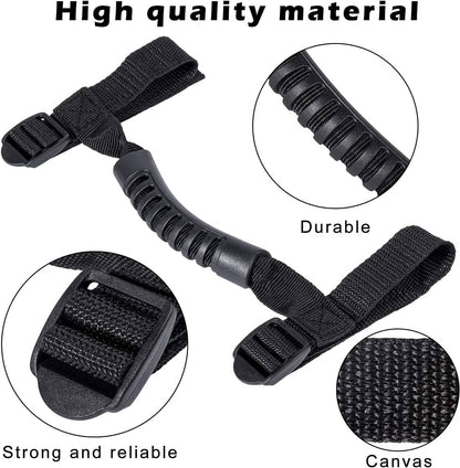 Solid Spare Roll Bar Grab Handles Grip Handles for Jeep Wrangler TJ JK JKU JL JLU 1955-2021