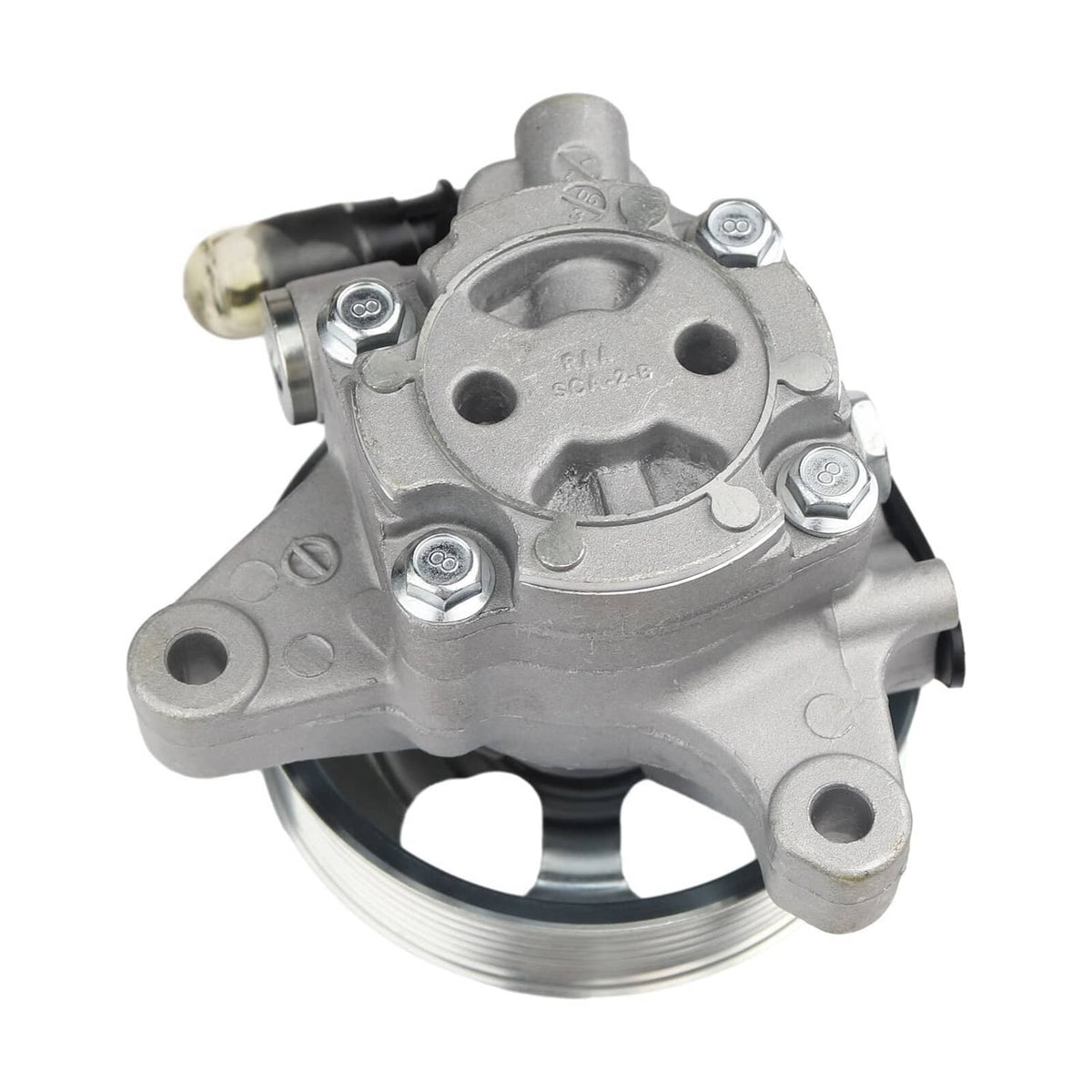 Solidspare Power Steering Pump With Pulley 21-5341 For 2003-2007 Honda Accord EX LX DX 2.4L