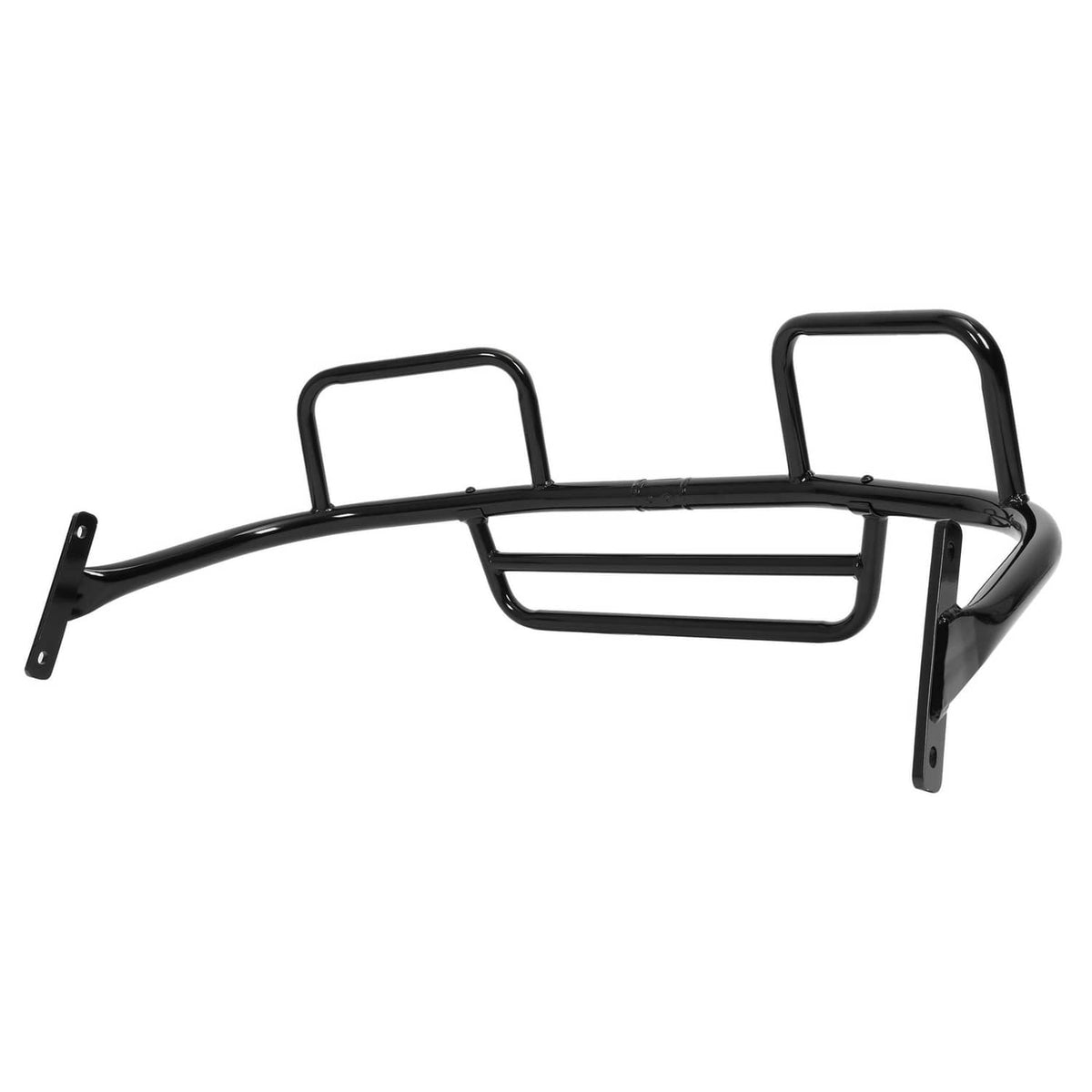 Solidspare Front Brush Guard For E-Z-GO ST350 1996-Up Golf Cart Black Steel Powder Coated