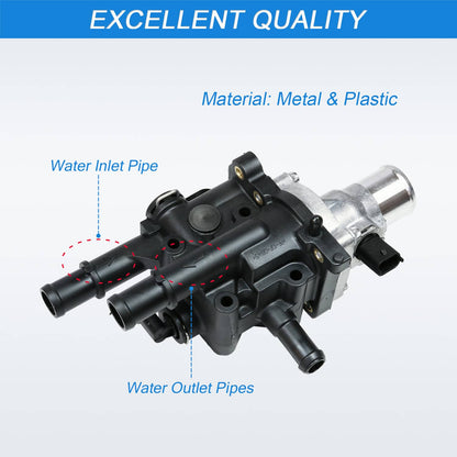 Solidspare Engine Coolant Thermostat Housing Assembly for Chevrolet Sonic Cruze 1.8L New