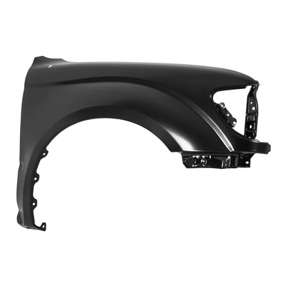 Solid Spare Front Fender For 2001-2004 Toyota Tacoma Passenger Side Black Steel TO1241180