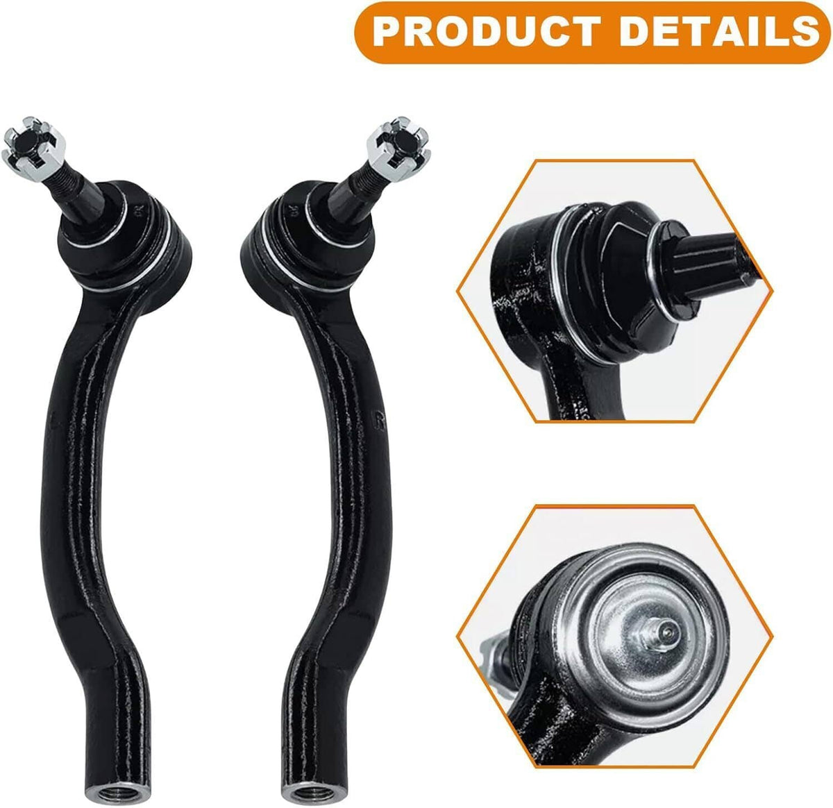 Solidspare 10Pcs Suspension Control Arms Tie Rod Sway Bar Kit For 2007-2013 Nissan Altima