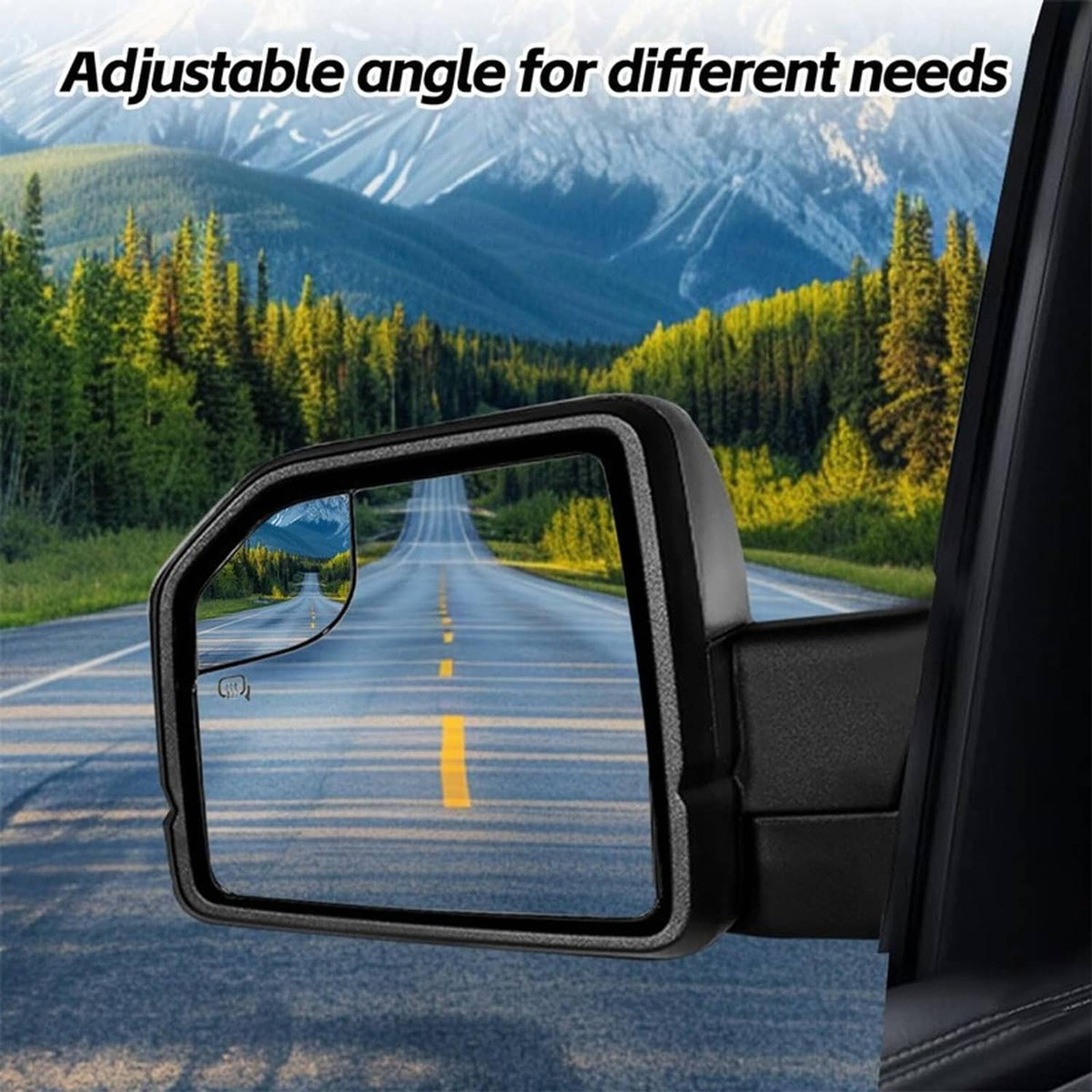 Solidspare Mirror Passenger Left Side Heated 6Pin For Ford F150 F-150 Truck 2015-2020 New