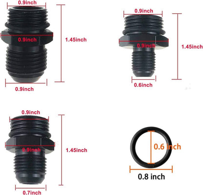 Solidspare New 30 Micron Inline Fuel/Petrol Filter & Bracket Billet Aluminum An6/An8/An10