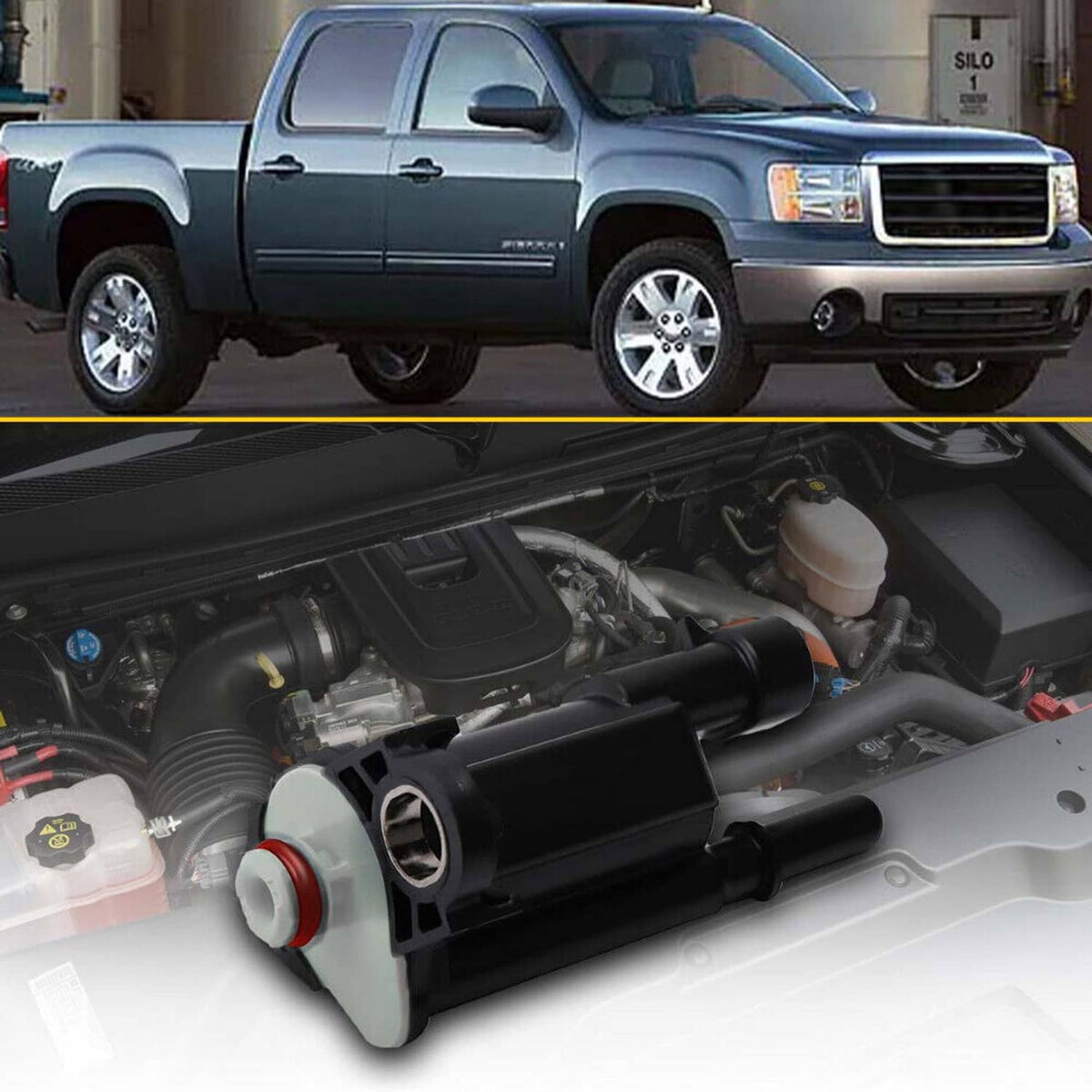 Solidspare EVAP Vapor Canister Purge Solenoid Valve For Cadillac Chevy Silverado GMC Sierra