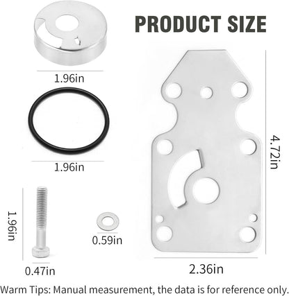 Solid Spare Outboard Water Pump Service Kit for Yamaha 4-Str 6 8 9.9 HP F8 F9.9 68T-W0078-00