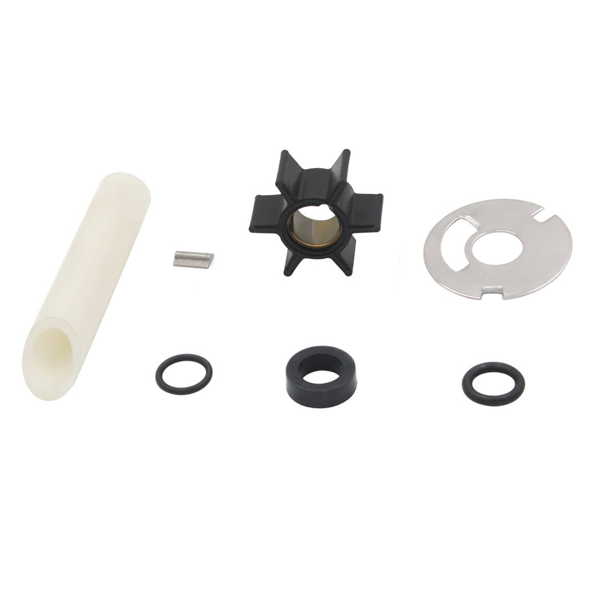 Solid Spare For Mercury Outboards 4 4.5 7.5 9.8 HP Water Pump Impeller Repair Kit 47-39074
