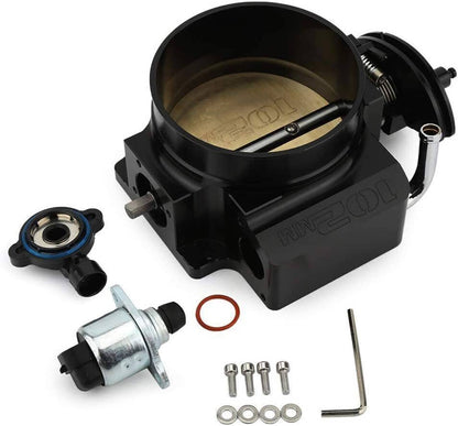 Solidspare 102MM LS Throttle Body with Position Sensors TPS IAC+Throttle Gas Cable Kits