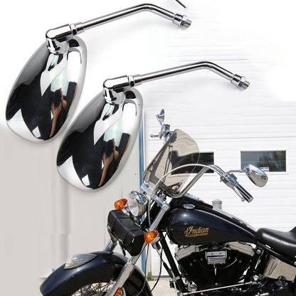 Solidspare Motorcycle Rear View Mirrors 10mm Chrome For Honda VTX1300C Valkyrie 1500 1800