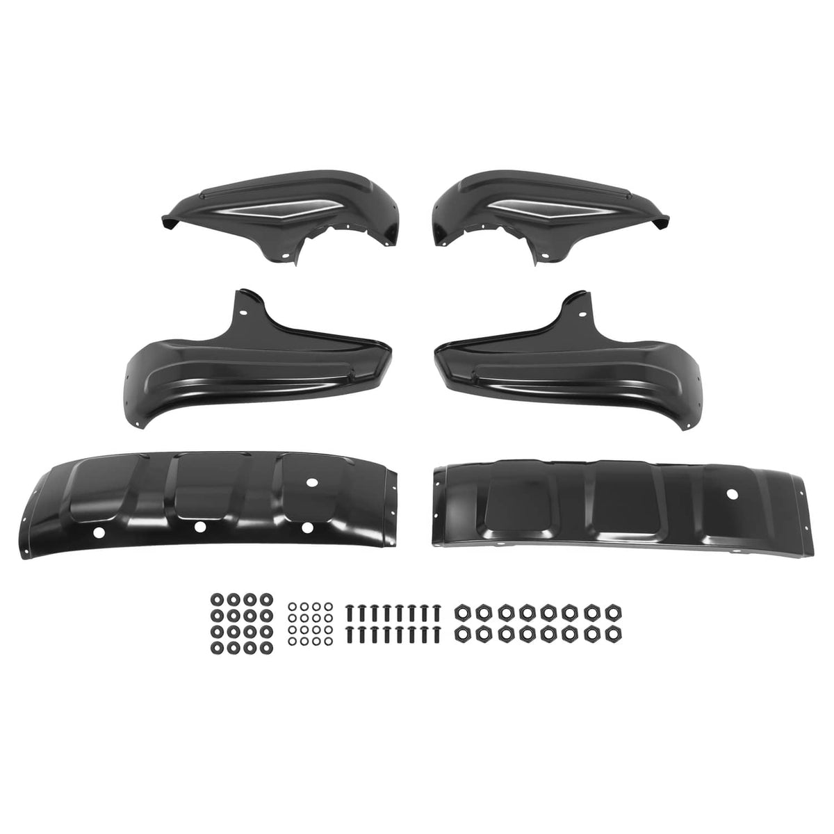 Solid Spare Pair Rear Wheel House Inner Fender Fits Chevy Silverado Pickup Truck 2007-2014