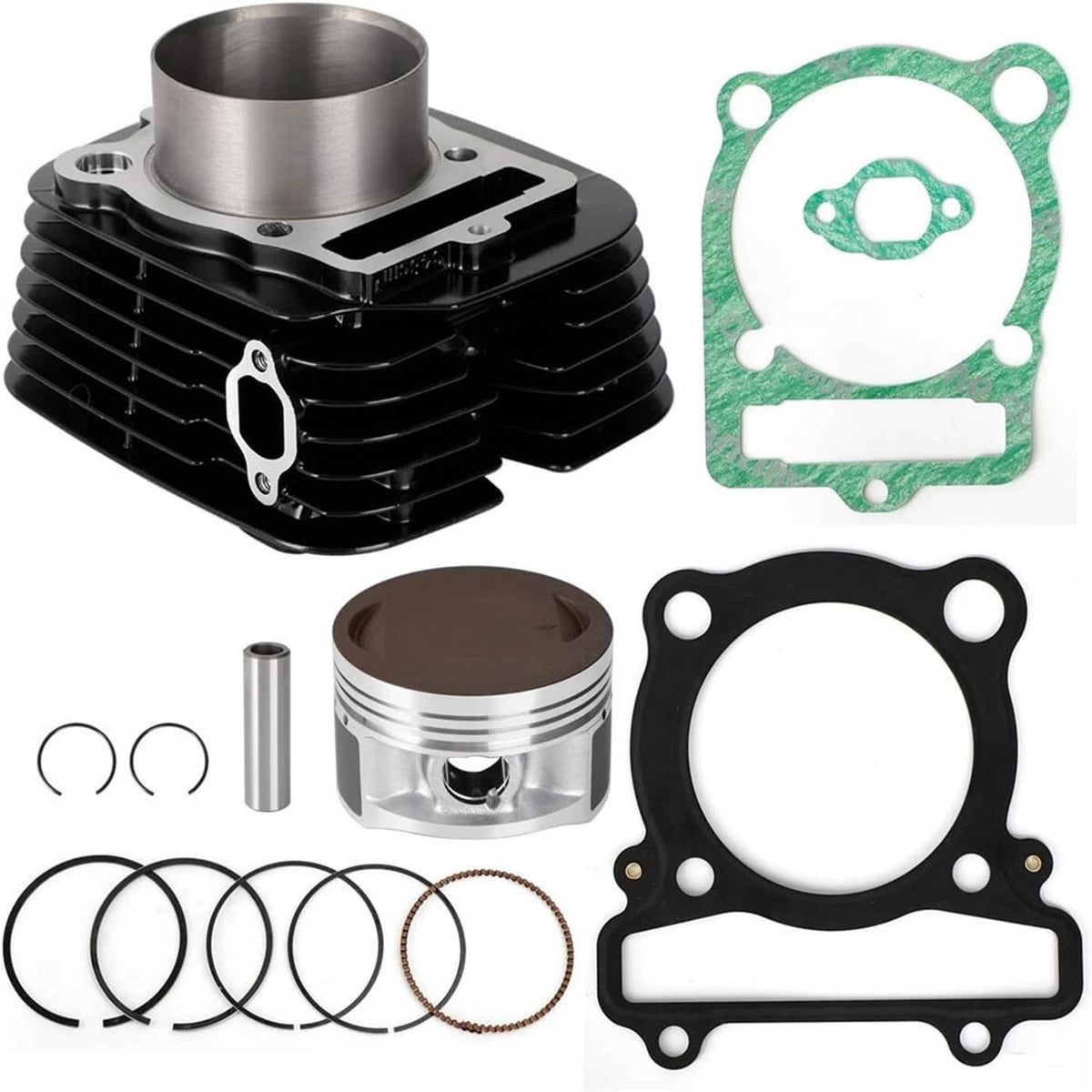 Solidspare Cylinder Piston Gasket Top End Rebuild Kit For Yamaha Warrior 350 YFM350 1987-04