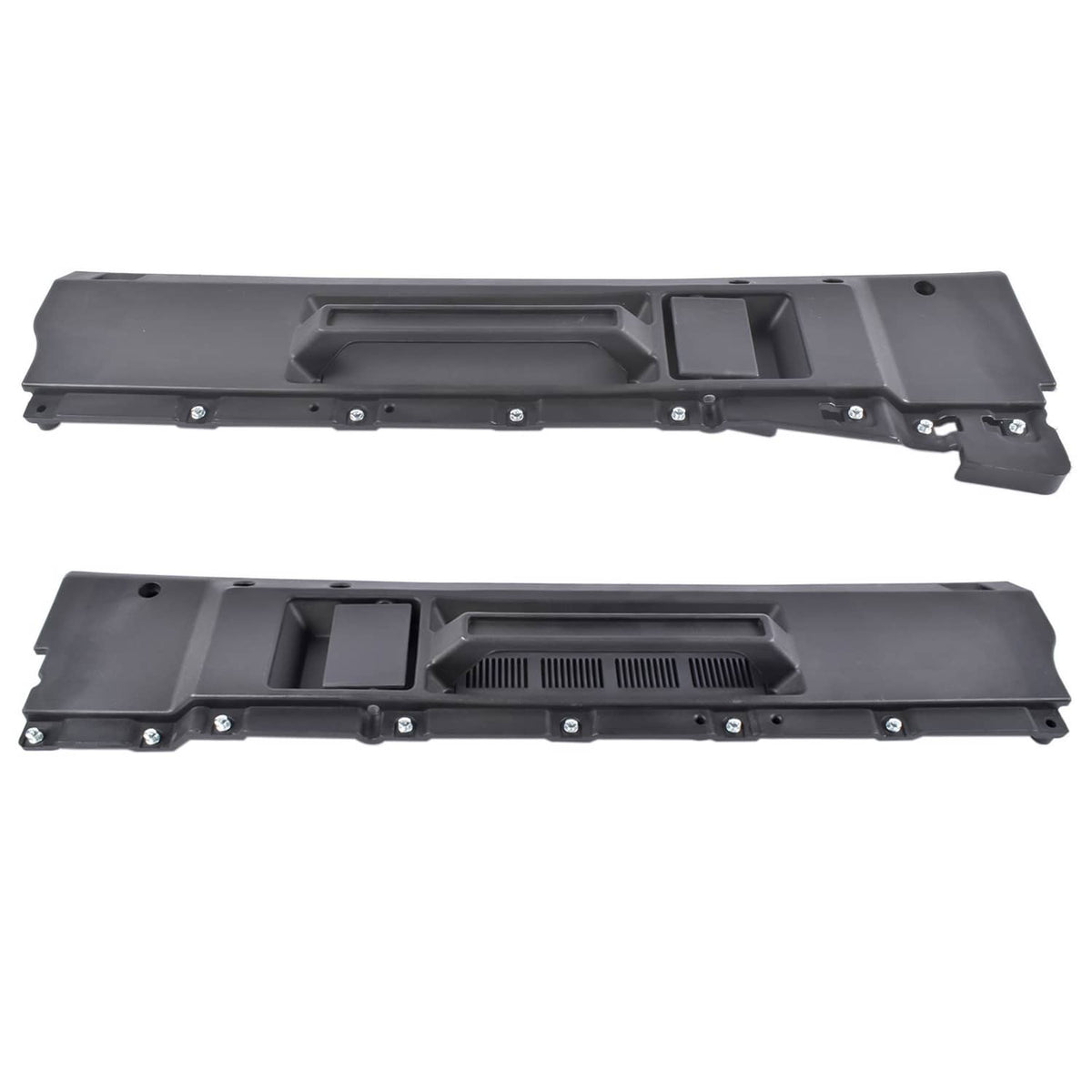 Solidspare 2Pcs New Front Interior Door Handles L&R Black for Freightliner FLD120 FLD120SD