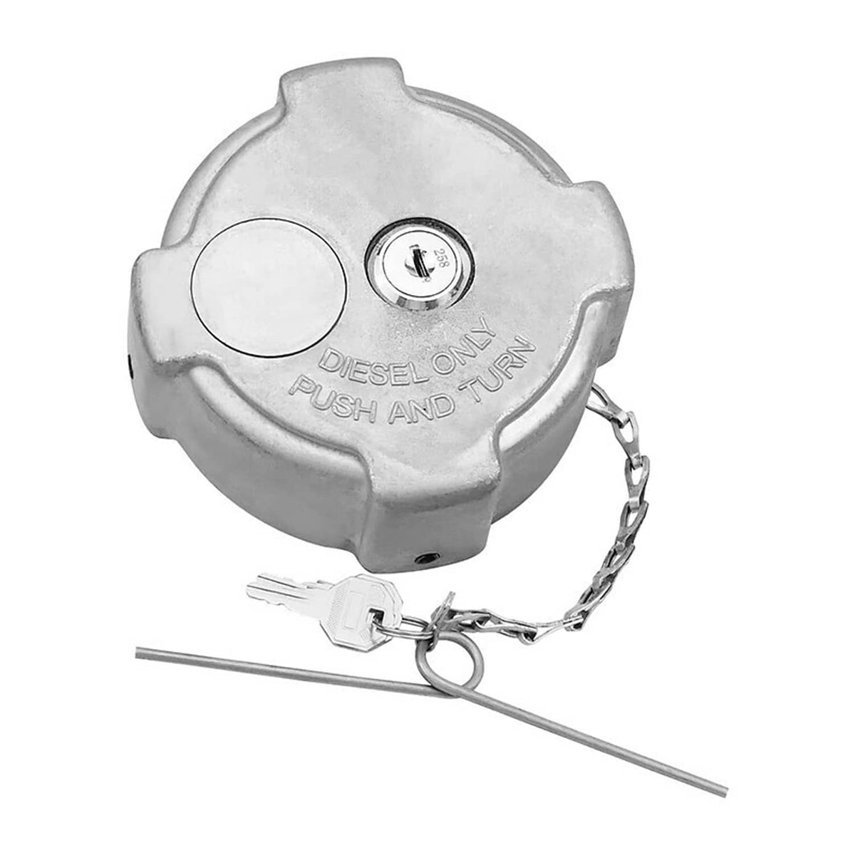 Solidspare 2x Locking Diesel Fuel Cap 03-37017-002 for 96-18 Freightliner Cascadia Columbia