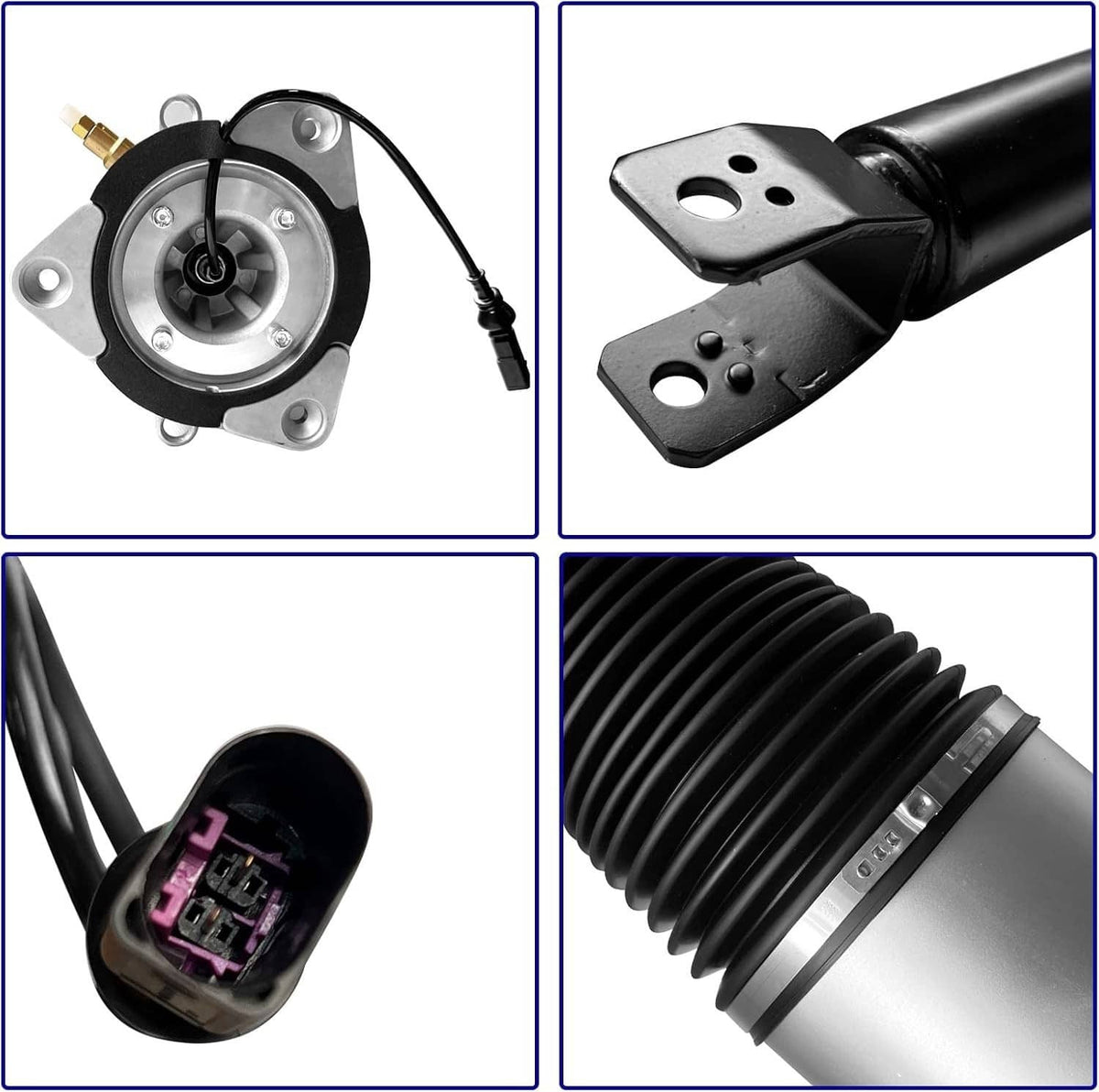 Solidspare Pair Rear Air Suspension Shock Struts For 04-18Bentley Continental Flying Spur