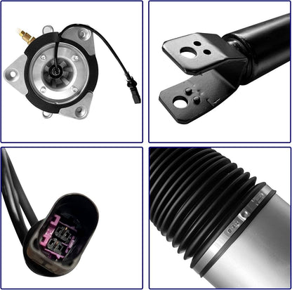 Solidspare Pair Rear Air Suspension Shock Struts For 04-18Bentley Continental Flying Spur