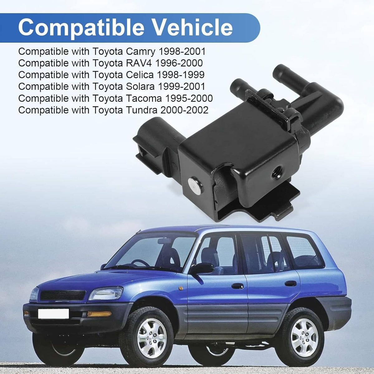 Solidspare 911-603 Vacuum Valve For Toyota Camry Tacoma RAV4 Celica Tundra Solara