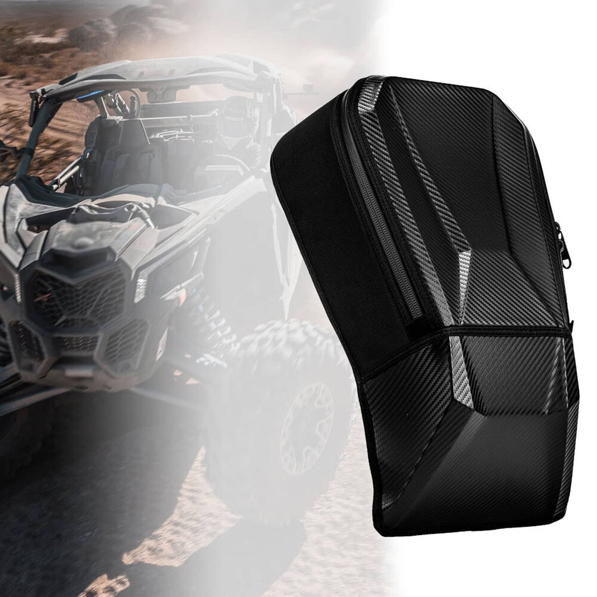 Solidspare UTV Center Seat Pack Shoulder Storage Bag For Can am Maverick X3 Max 2017-2024