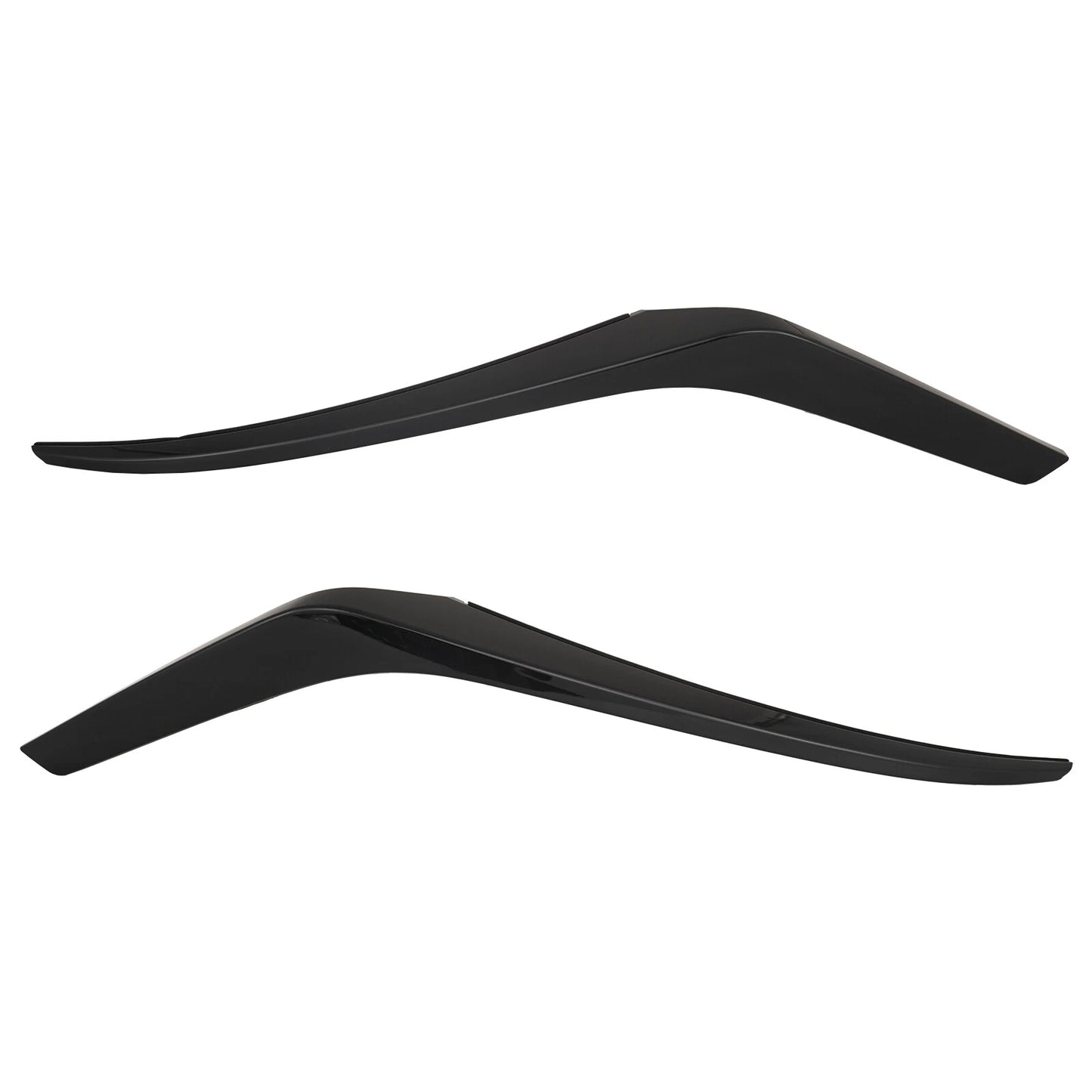 2xFor Nissan Altima 2023 2024 2025 Gloss Black Front Grille Molding Trims  LH＆RH