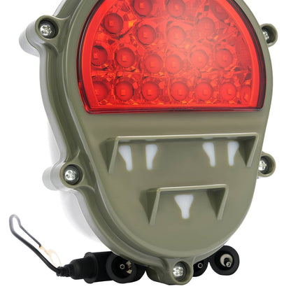 Solid Spare 2x LED Brake Lights Lamps New Red Rear Stop Tail Lights For Humvee M998 M35