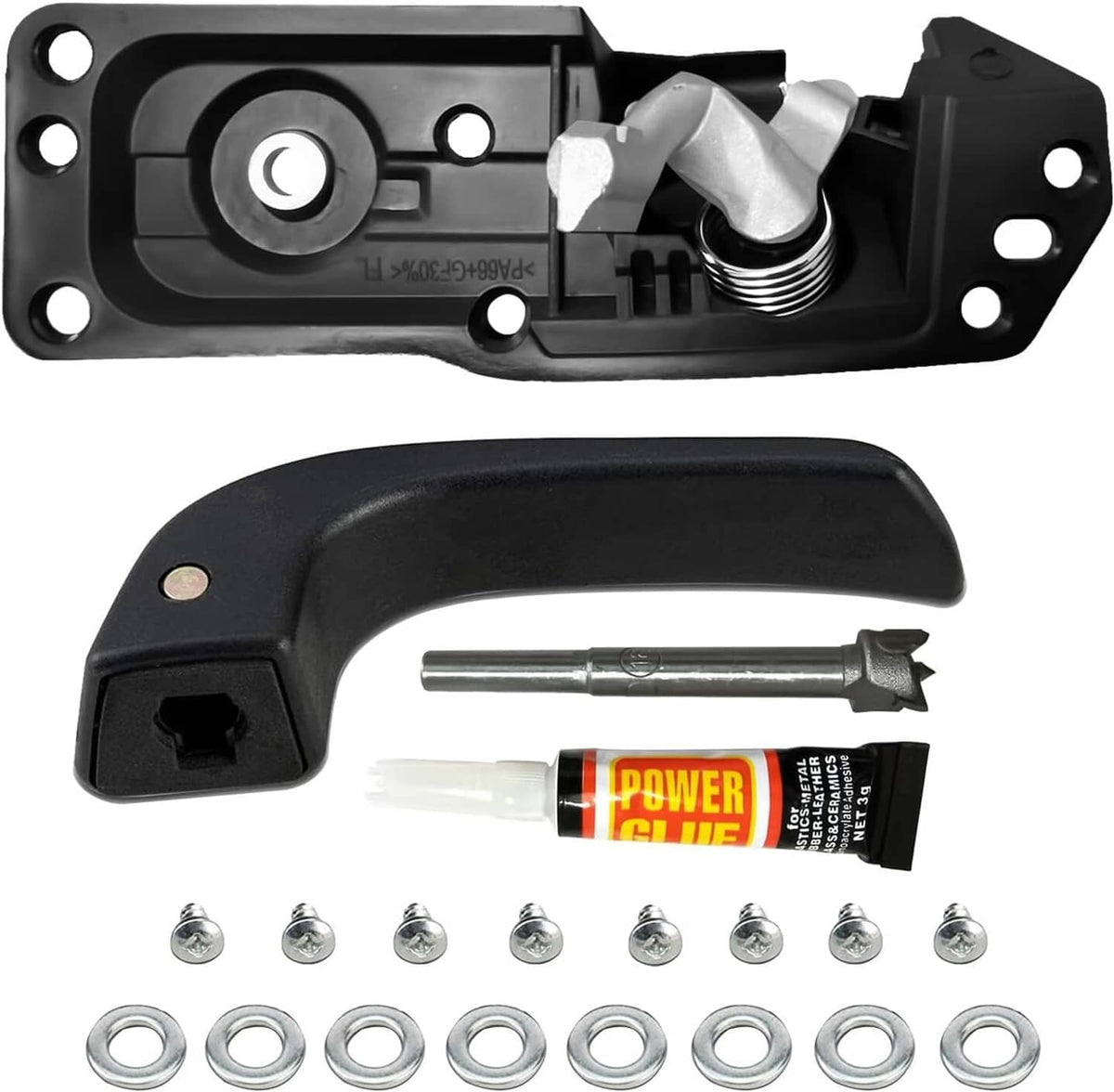 Solidspare Driver Interior Inside Door Handle Repair Kit For 2007-13 Chevy Sierra Silverado