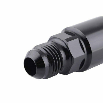 Solidspare Black -6AN AN6 Fuel Adapter Fitting to 3/8 GM Quick Connect LS W/ Clip Female