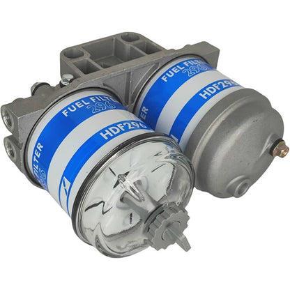 Solid Spare 81866599 Dual Fuel Filter Glass Bowl Fit for Ford John Deere Massey Ferguson