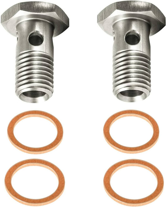 Solid Spare Fuel Banjo Bolt Ultra High Flow Upgrade Kit for Ford 6.0L & 6.4L Powerstroke