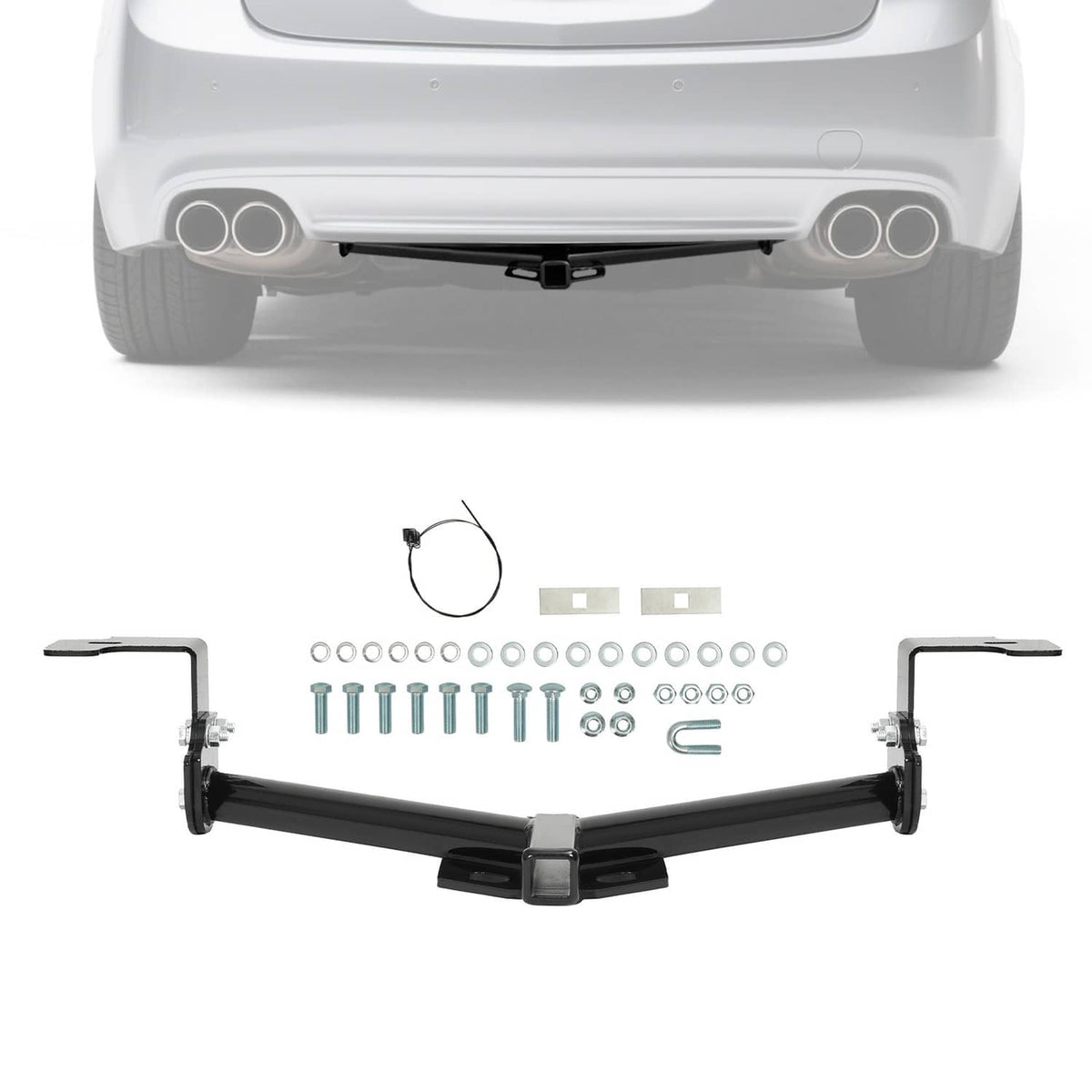 Solid Spare 1.25" Class 1 Trailer Hitch Receiver Tow For Acura TL TSX 09-14 / Accord 08-10