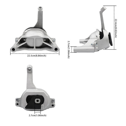 Solidspare For Nissan Altima 2007-2015 L4 2.5L Auto CVT Engine Motor Transmission Mount Kit