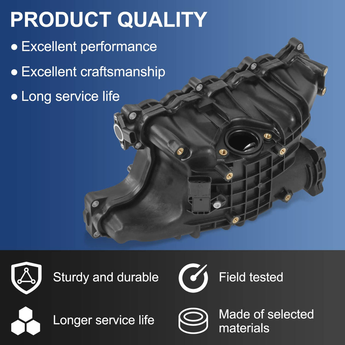 Solidspare Intake Manifold Fit 2014-2019 Jeep Grand Cherokee 14-18 RAM 1500 3.0L