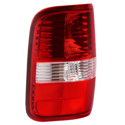 Solid Spare New Red Lens Tail Light Set For Ford F-150 2004-2008 Driver and Passenger Side