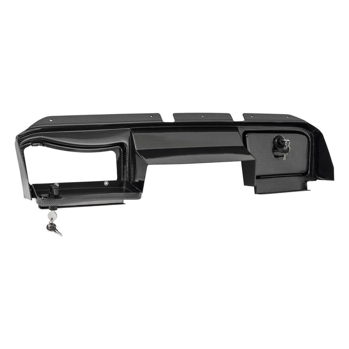 Solidspare New For EZGO RXV 08-14 Golf Cart Carbon Fiber Style Dash Board Cover